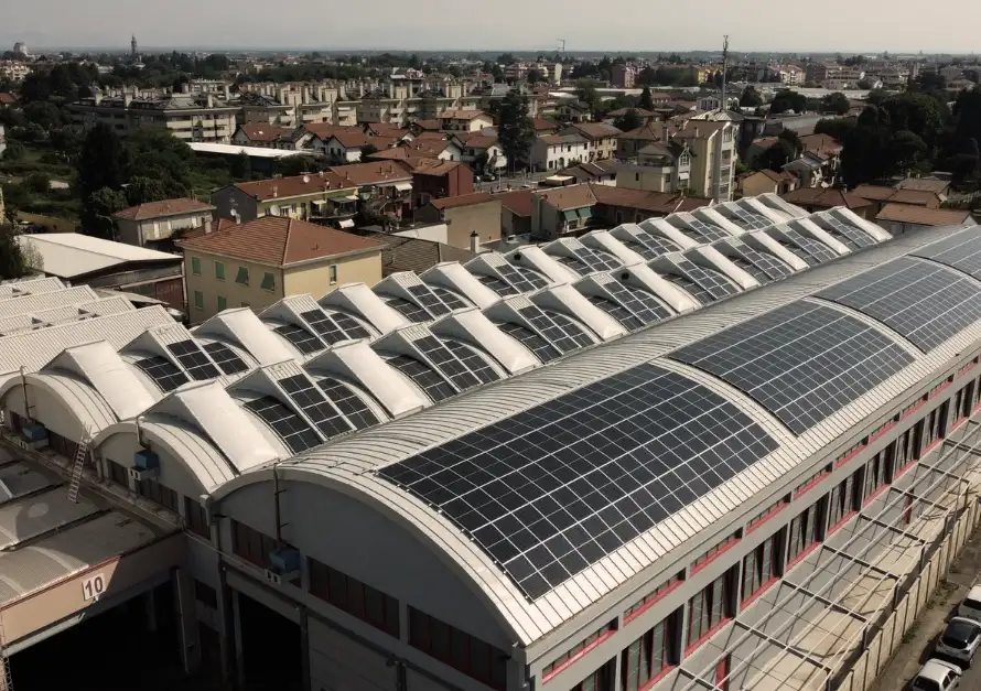 fotovoltaico dell'impianto tlc bbc soluzioni energetiche